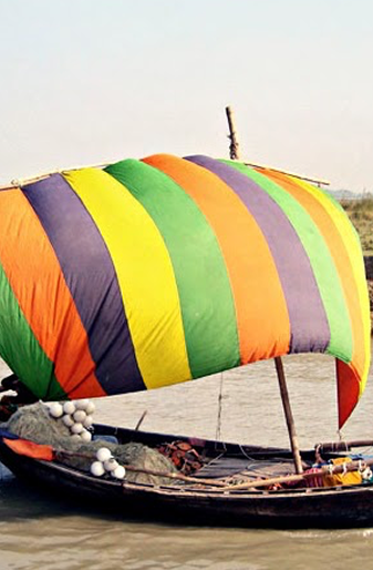 Traditional sailing boat